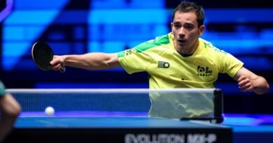 Hugo Calderano estreia com vitórias no Grand Smash de Singapura