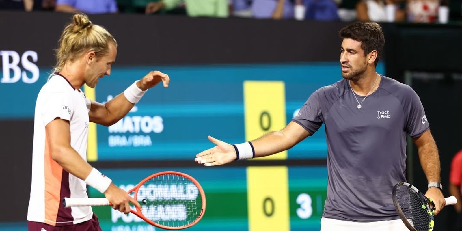 Home 61 Rafael Matos e Orlando Luz vão às quartas de duplas do ATP de Munique