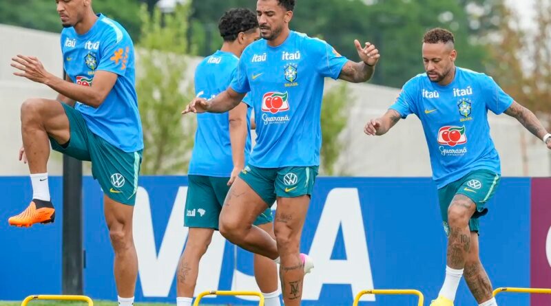 Brasil faz penúltimo treino e viaja para o Texas onde enfrenta Japão