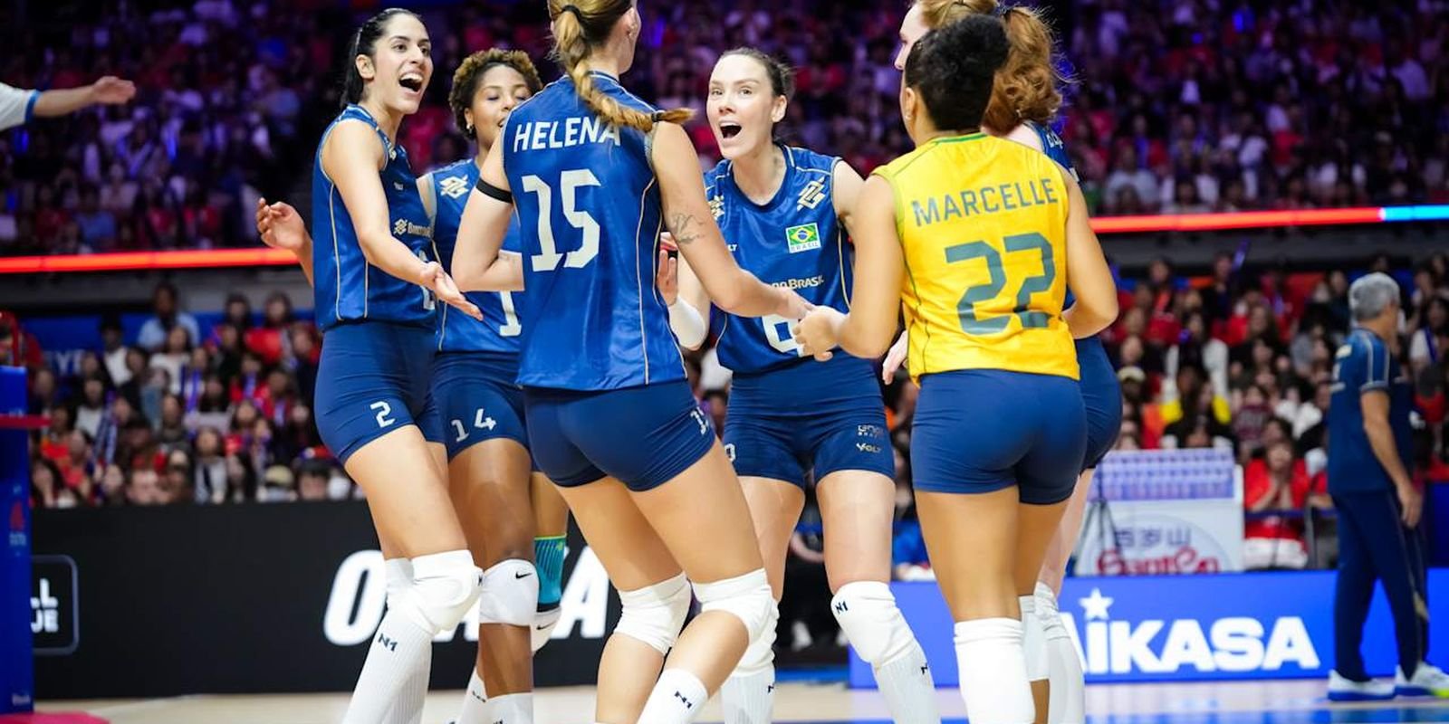 Home 61 Liga das Nações: seleção feminina pega Japão na quarta em 1º mata-mata