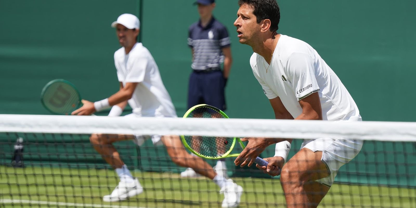 Home 61 Brasileiros têm dia ruim em Wimbledon e caem nas duplas masculinas