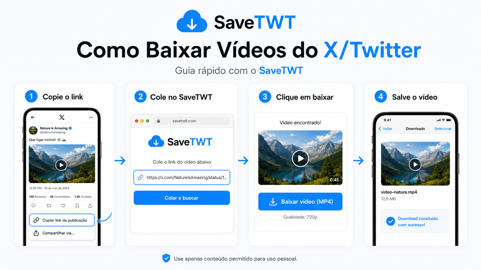 Como Baixar Vídeos do X/Twitter Facilmente