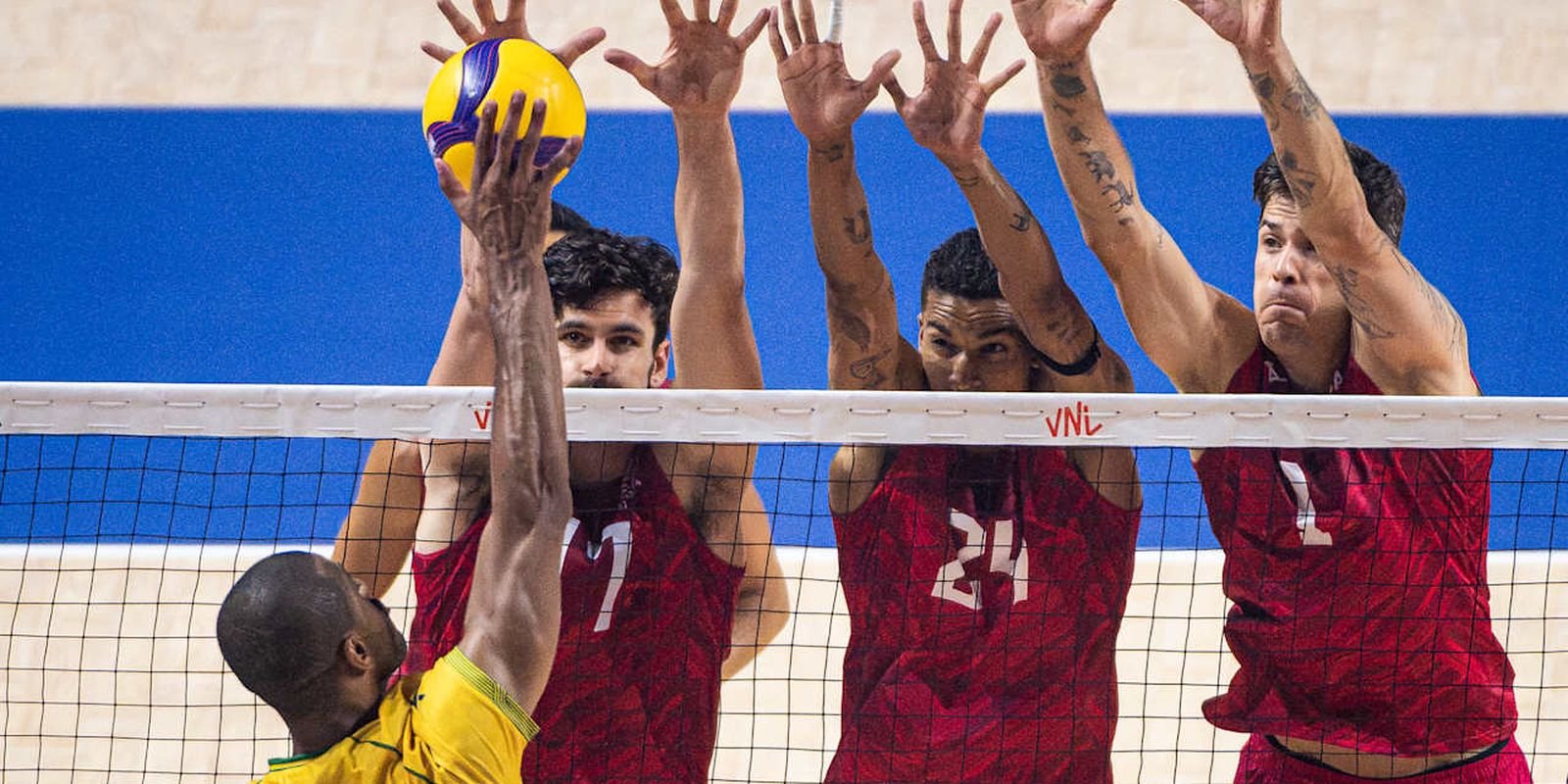 Home 58 Vôlei: Brasil perde para EUA e volta a se complicar na Liga das Nações