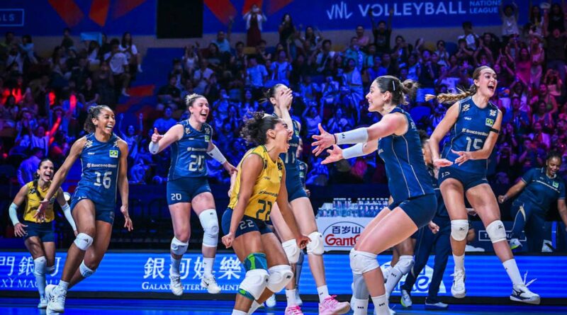 Brasil bate favorita Itália e terá Turquia na final da Liga das Nações