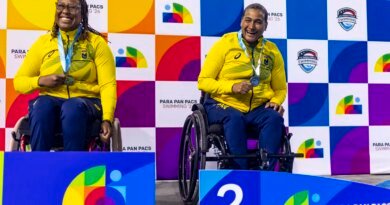 Parapan-Pacífico de natação: Brasil estreia com medalhas e recorde