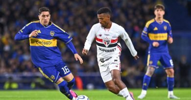 Ex-Palmeiras marca e São Paulo perde do Boca Juniors na Sul-Americana