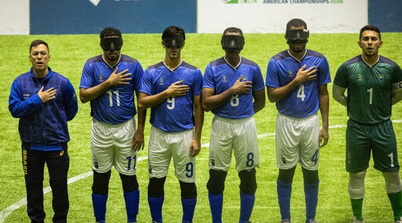 Brasil encara Costa Rica na semi da Copa América de futebol de cegos
